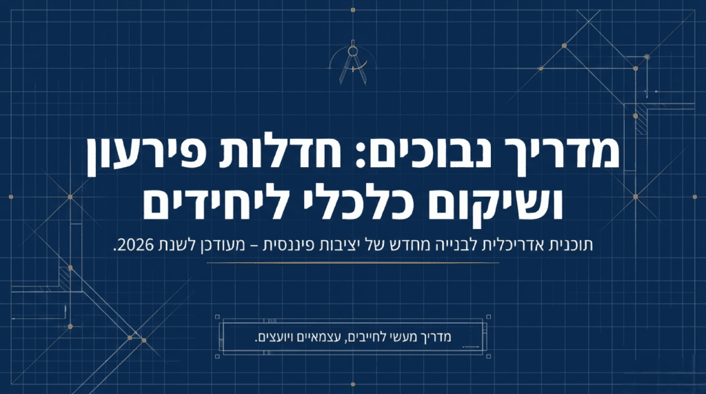 מדריך חדלות פירעון 2026