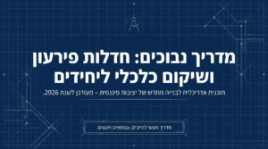 מדריך חדלות פירעון 2026